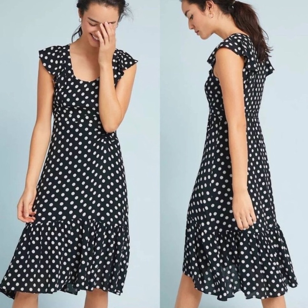 NWT Maeve polka dot dress Anthropologie